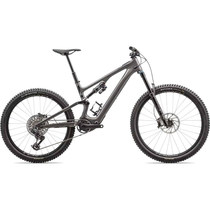Specialized VTT Électrique Carbone – TURBO LEVO SL EXPERT – 2023 – gloss smoke / gloss black / satin flo red / silver dust