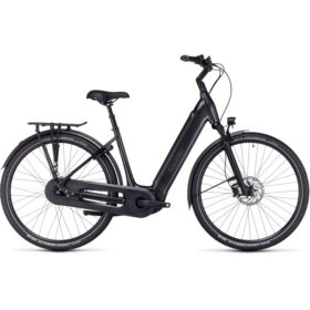 CUBE Vélo Électrique Easy Entry – SUPREME HYBRID EX 625 – 2024 – grey / black