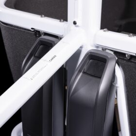 CUBE Vélo Cargo Électrique – CARGO DUAL HYBRID 1000 – 2025 – flashgrey / black