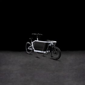 CUBE Vélo Cargo Électrique – CARGO DUAL HYBRID 1000 – 2025 – flashgrey / black