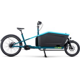 CUBE Vélo Cargo Électrique – CARGO DUAL HYBRID 1000 – 2025 – flashgrey / black
