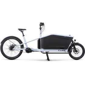 CUBE Vélo Cargo Électrique – CARGO DUAL HYBRID 1000 – 2025 – flashgrey / black