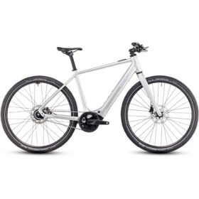 CUBE Vélo Électrique de Ville – EDITOR HYBRID SLX 400X – 2025 – sleekgrey / spectral