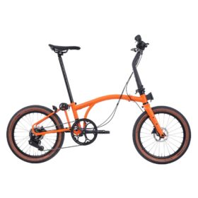 Brompton G Line – 8-Speed – Medium Bar – Extended Seatpost – 20&Prime; Vélo Pliant – 2025 – adventure orange
