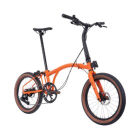 Brompton G Line – 8-Speed – Medium Bar – Extended Seatpost – 20&Prime; Vélo Pliant – 2025 – adventure orange