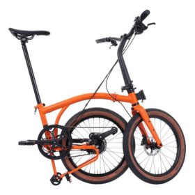 Brompton G Line – 8-Speed – Medium Bar – Extended Seatpost – 20&Prime; Vélo Pliant – 2025 – adventure orange