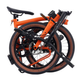 Brompton G Line – 8-Speed – Medium Bar – Extended Seatpost – 20&Prime; Vélo Pliant – 2025 – adventure orange