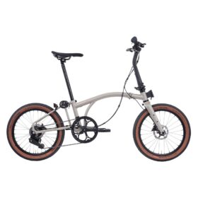 Brompton G Line – 8-Speed – Small Bar – Standard Seatpost – 20&Prime; Vélo Pliant – 2025 – traildust white