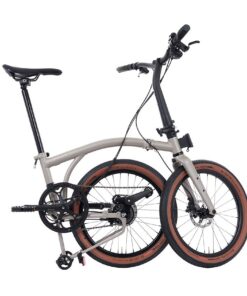 Brompton G Line - 8-Speed - Small Bar - Standard Seatpost - 20" Vélo Pliant - 2025 - traildust white