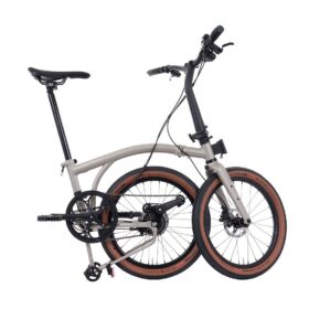 Brompton G Line – 8-Speed – Small Bar – Standard Seatpost – 20&Prime; Vélo Pliant – 2025 – traildust white