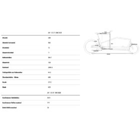 CUBE Vélo Cargo Électrique – CARGO DUAL HYBRID 1000 – 2025 – flashgrey / black