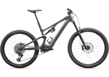 Specialized VTT Électrique Carbone – TURBO LEVO SL EXPERT – 2023 – gloss smoke / gloss black / satin flo red / silver dust