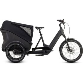 CUBE Vélo Cargo Électrique – TRIKE CARGO HYBRID 1500 – 2025 – grey / reflex