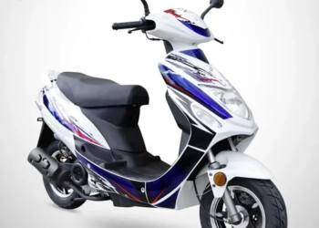 Scooter 50cc 4T SPIRO 50 JIAJUE Bleu