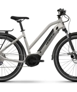 VTC Électrique Haibike Trekking 3 Mid Shimano Alivio 9V 500Wh 27.5 » Gris Clair 2023