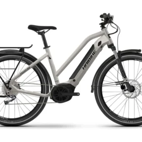 VTC Électrique Haibike Trekking 3 Mid Shimano Alivio 9V 500Wh 27.5 » Gris Clair 2023