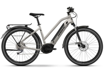 VTC Électrique Haibike Trekking 3 Mid Shimano Alivio 9V 500Wh 27.5 » Gris Clair 2023