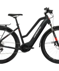 VTC Électrique Haibike Trekking 6 Mid i630Wh Shimano Deore 10V Noir / Rouge 2023