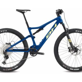 VTT Électrique Tout-Suspendu BH iLynx Race Carbon LT 7.6 Shimano Deore/XT 12V 540 Wh 29 Bleu/Jaune 2022