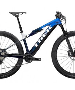 VTT Électrique Tout-Suspendu Trek E-Caliber 9.8 Shimano XT 12V 250 Wh 29 » Gloss Alpine Navy Smoke 2022