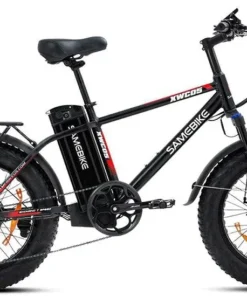VTT électrique Samebike XWC05 750W 20” 13Ah 25km/h 80km Rouge