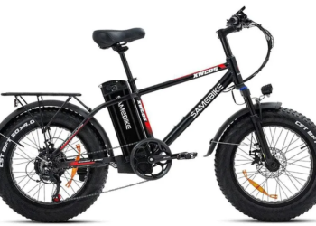 VTT électrique Samebike XWC05 750W 20” 13Ah 25km/h 80km Rouge