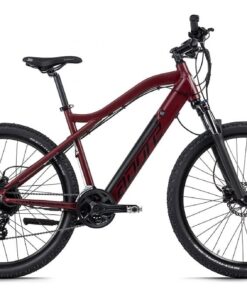 VTT semi rigide électrique Adore Enforce 27.5″ Rouge 250 Watt Li-Ion 36V/14 Ah/504 24 vitesses