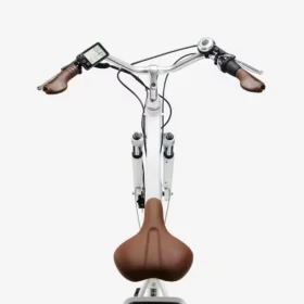 Vélo de ville électrique connecté Elops 920 E Connect LF blanc