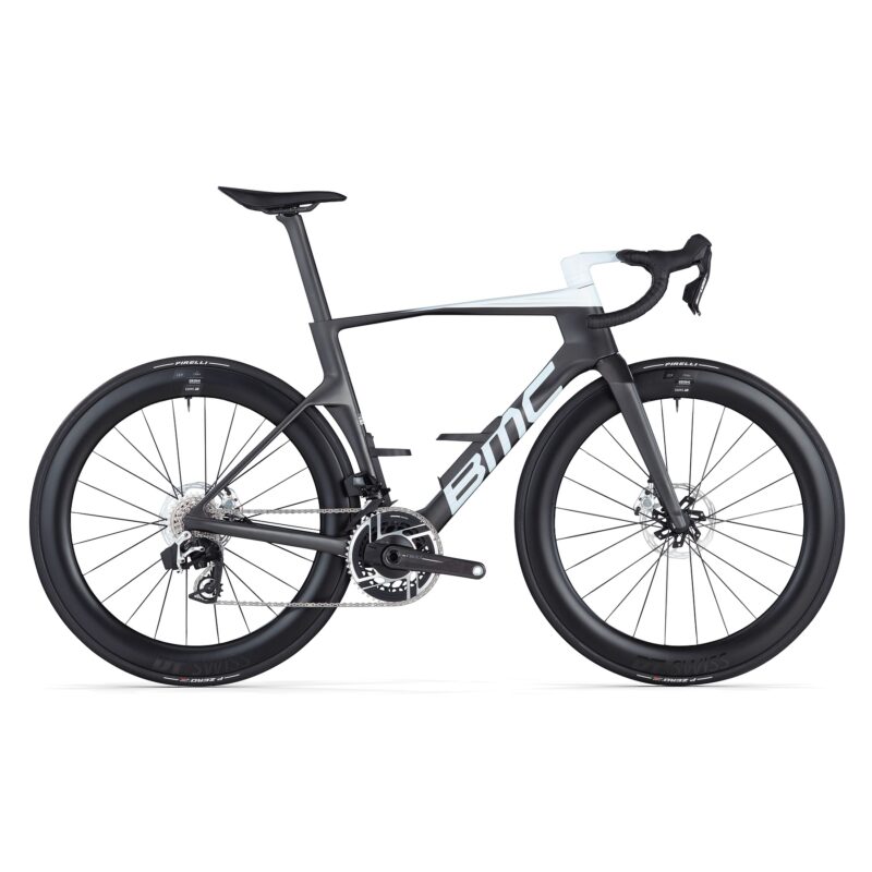 BMC Vélo Route Carbone – TEAMMACHINE R 01 ONE – 2024 – carbon black / cool white