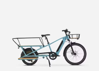 vélo cargo longtail electrique Elops chargement arrière R500